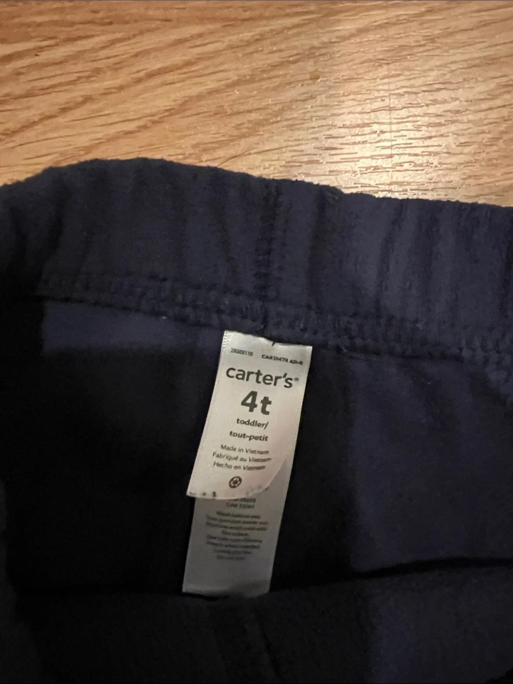 Carter's Dark Navy Fleece Jogger Pants
